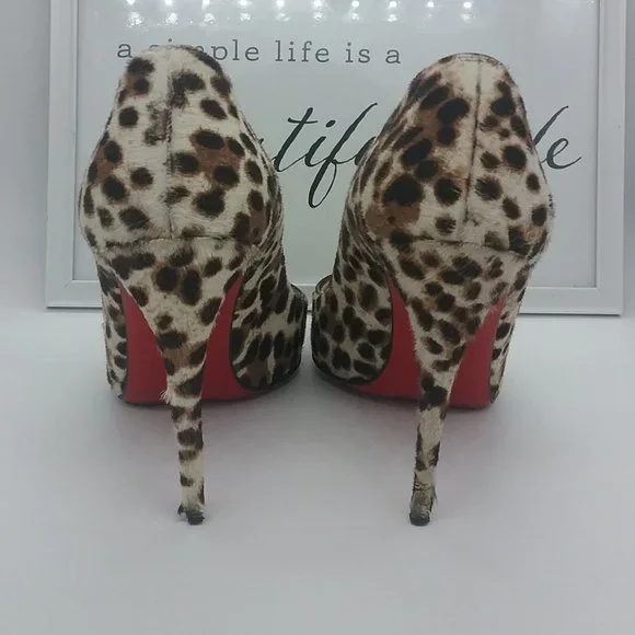 Christian Louboutin Pony Leo Pigalle Follies Pumps